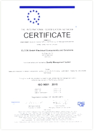 DQS IQNet certificate 2015